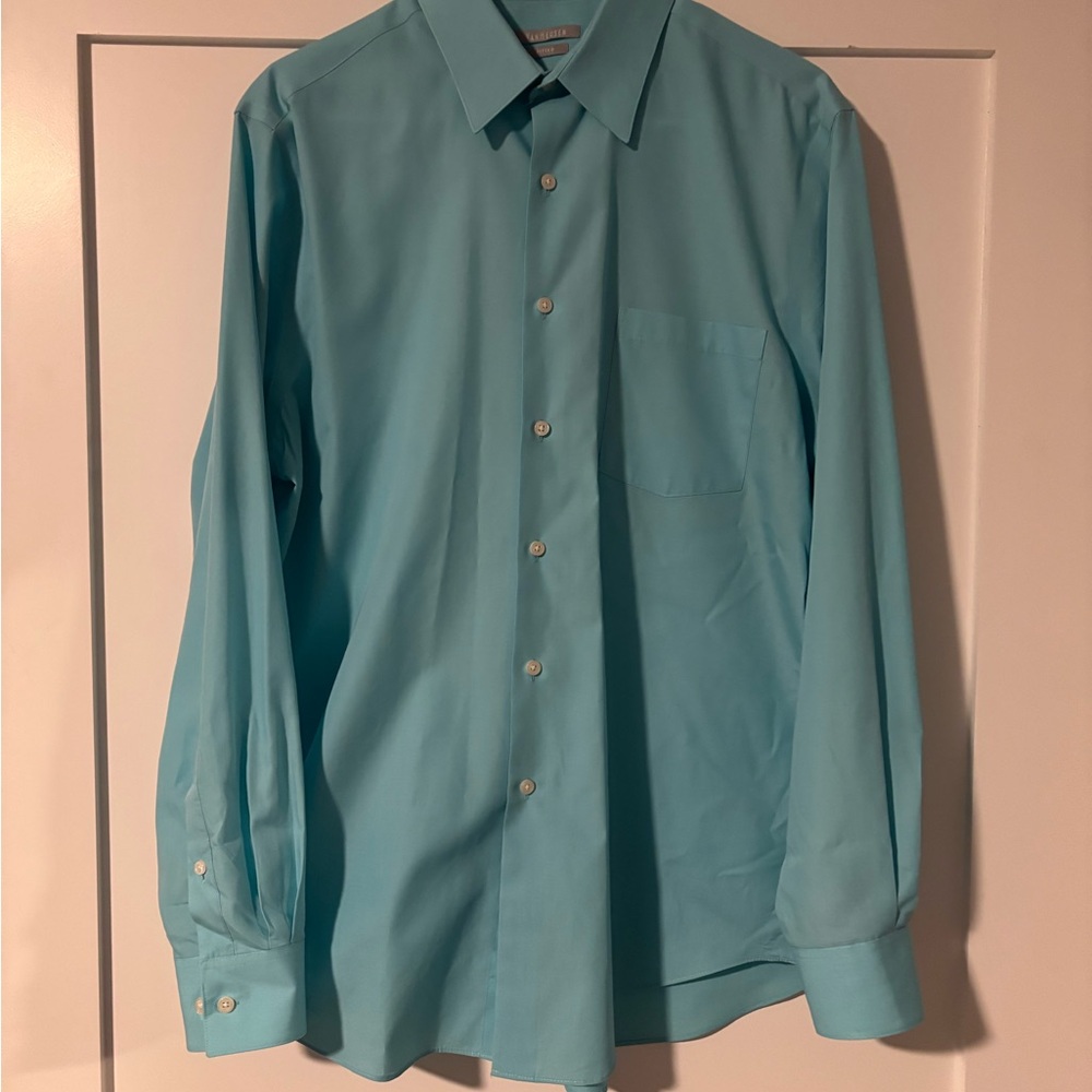 Van Heusen Turquoise Dress Shirt